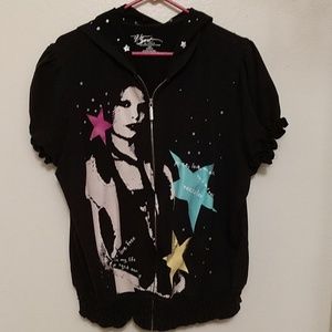 Venezia short sleeved hoodie.
